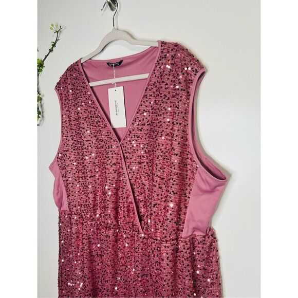 Bloomchic Pink Sequins Cocktail Party Dress Plus NWT! - Picture 9 of 9